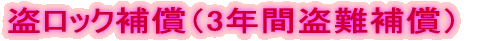 �����b�N�⏞�i3�N�ԓ���⏞�j